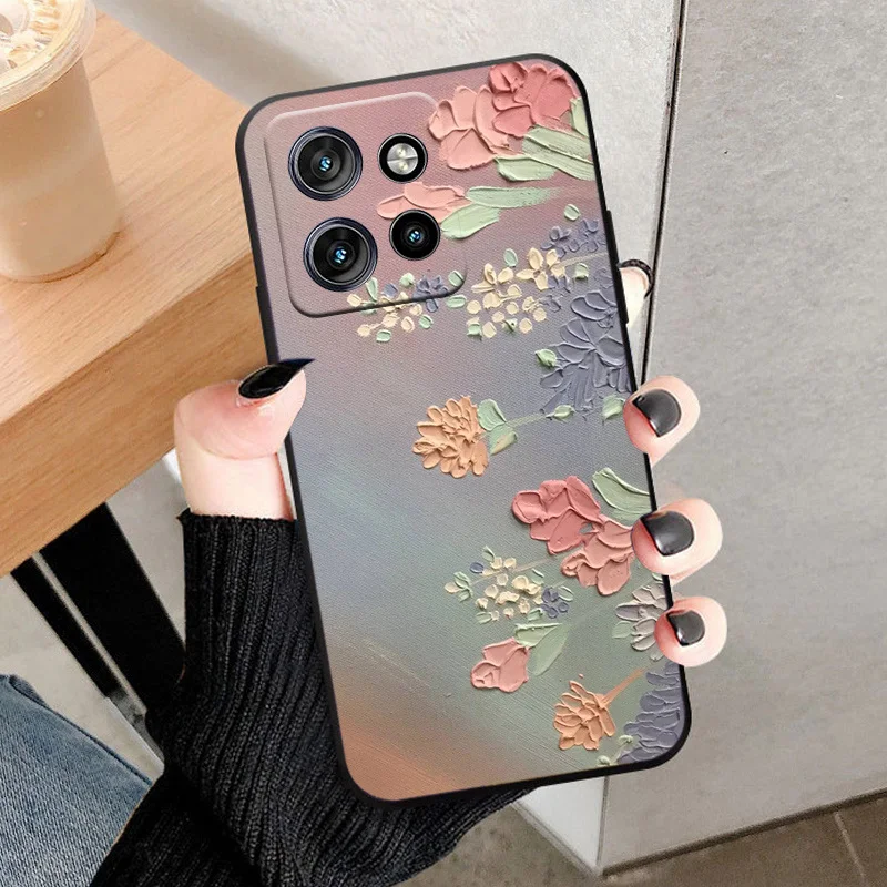 Luxury Shockproof Silicone Phone Case with Painted Design - Premium Back Cover