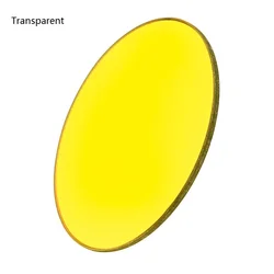 Multicolor Frosted Optical Glass Filter for Biological Microscopes (Yellow)