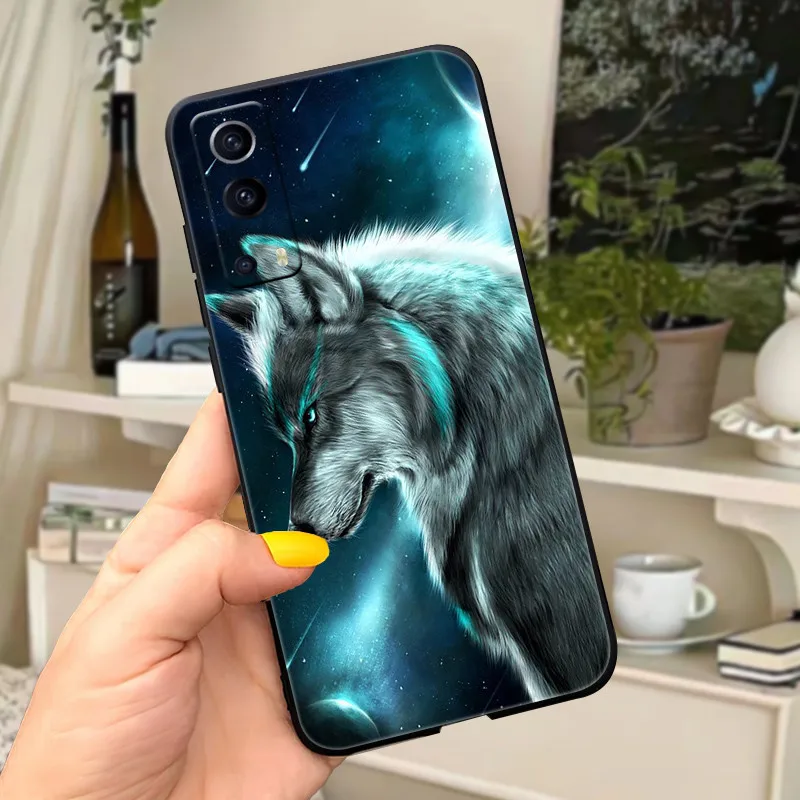 Фото Чехол для Vivo Y72 5G, чехол V2041, мягкий силиконовый чехол для Vivo Y52 5G V2053, чехол для телефона Vivo Y 72 52, чехол-бампер №4