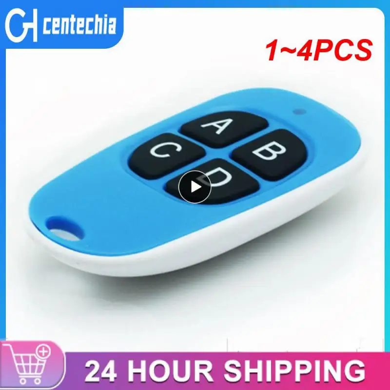 

1~4PCS 315MHz Garage Door Remote Control 4 Keys Copy Universal Remote Control Cloning Electric Gate Remote Controller Duplicator