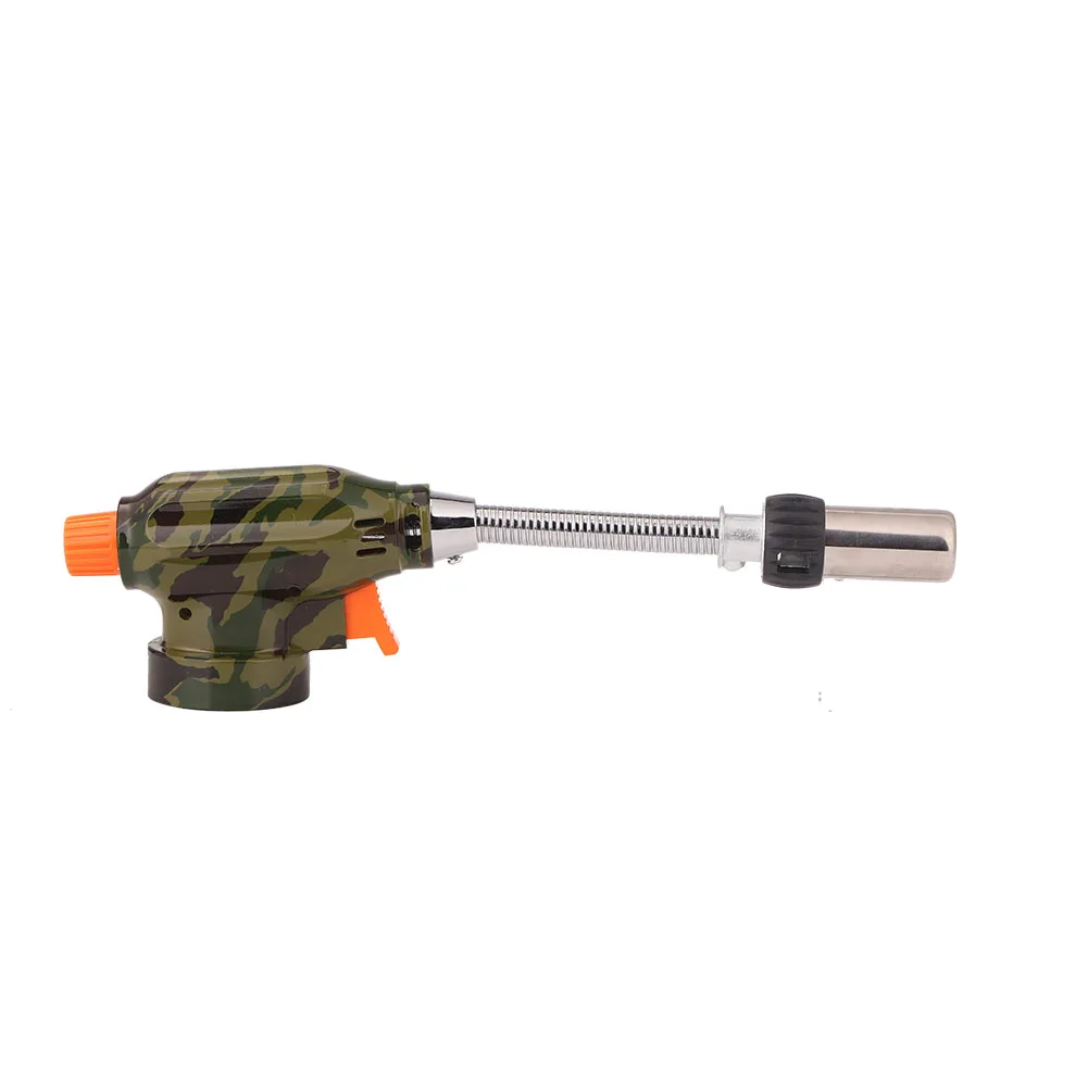 1300℃ Portable Gas Torch Flame Gun Butane Burner Lighter Ignition Heating Welding Flamethrower for Outdoor Camping BBQ Spray |