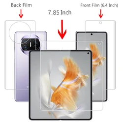 Versatile 3-in-1 Hydrogel Film Soft Screen Protector for Front and Back Protection (3 in 1)