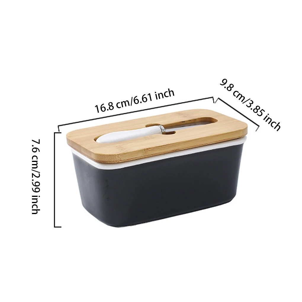 Butter Storage Box Refrigerator Cheese Holder Case Organizer Organizing