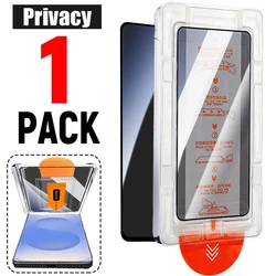 Premium Privacy & HD Clear Screen Protector - Easy Install 9H Tempered Glass Film Kit - Samsung S26Ultra (1PACK - Privacy)