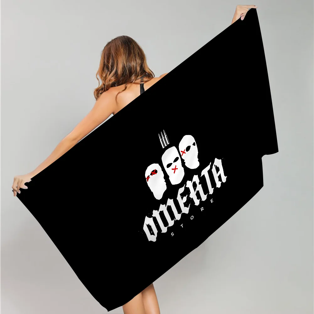Cool Omerta Maes Anime Beach Swimming Towel Soft Absorbent Washcloth Children's Gifts For Kids Travel Camping Gym 2
