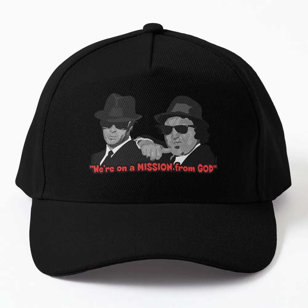 

The Blues brothers We're on a MISSION from GOD Baseball Cap Christmas Hats derby hat Custom Cap Hat For Girls Men'S