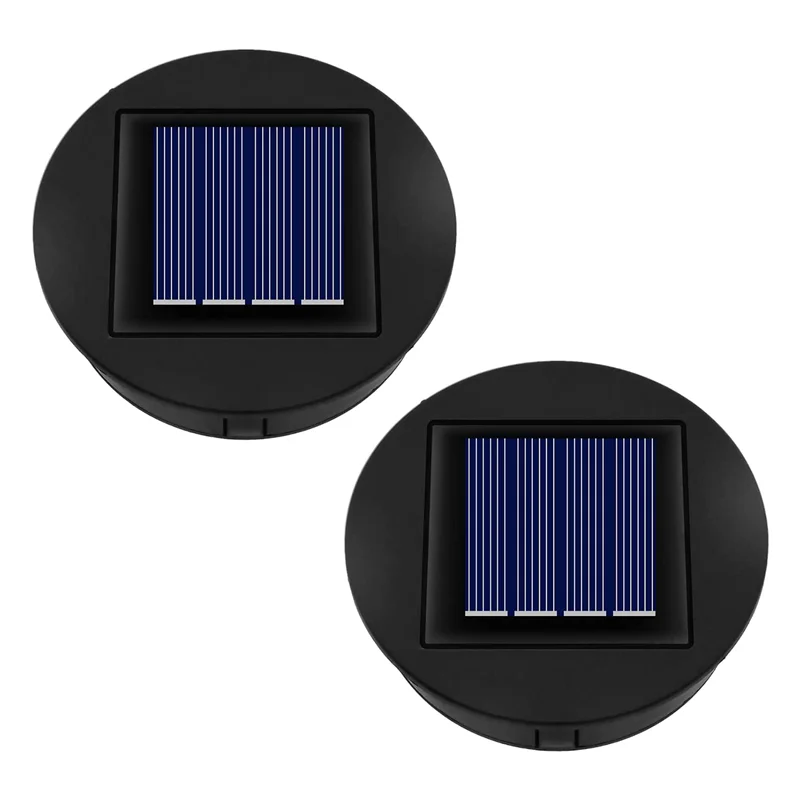 2PCS Solar Light Replacement Top Unit 8cm,Replacement Solar Panels,for Outside Garden Lantern Solar Lamp 2pcs lot kasun hifi sill soft dome tweeter speaker horn driver unit 3 inch 80mm panel 8ohm ac 1377