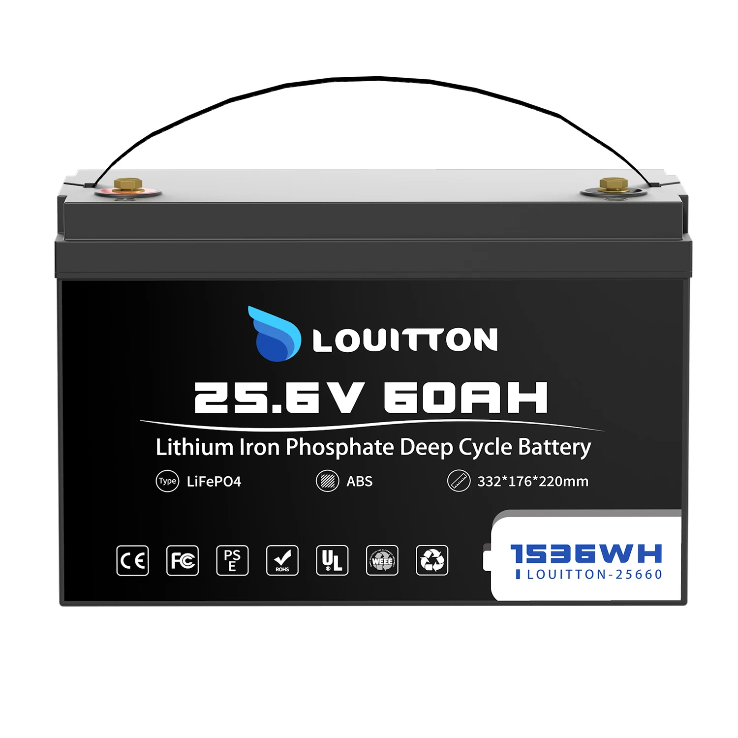 Acconic A60-24 LiFePO4 24V Lithium Supply Battery 60Ah