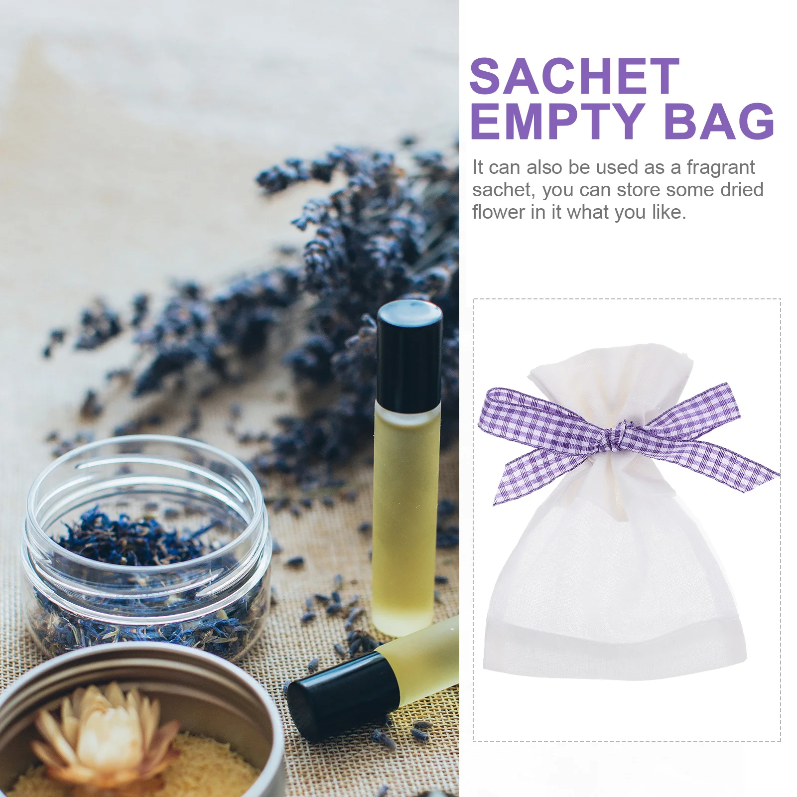 Lavender Sachet Bag Empty Perfume Bags Dried Flowers Wardrobe Decorative Pouch Fragrance Sachet Bags Empty Sachets Bag Lavender Deodorant Sachet Bags Fragrance Bags