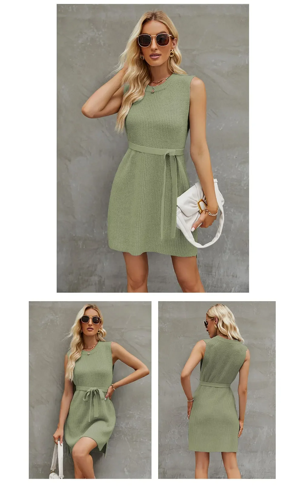 Knitted Dress Image 4