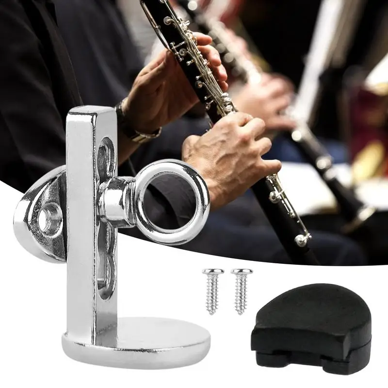 Adjustable Clarinet Thumb Rest Oboe Finger Rest Woodwind Finger Support With Pad For Clarinet Oboe Woodwind Instrument Specially clarinet accessories