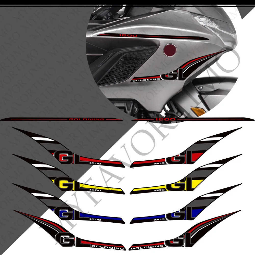 Motorcycle For Honda Goldwing Gold wing GL1800 F6B Body Fender Shell Protector Tank Pad Stickers Decals Windshield 2018 - 2024 carbon fiber gt style rear spoiler for porsche cayman 981 986 987 718 gt4 rear trunk spoiler lip guide wing lip rear body kit