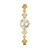 Luna Flora Crystal Blossom Bracelet Watch 4
