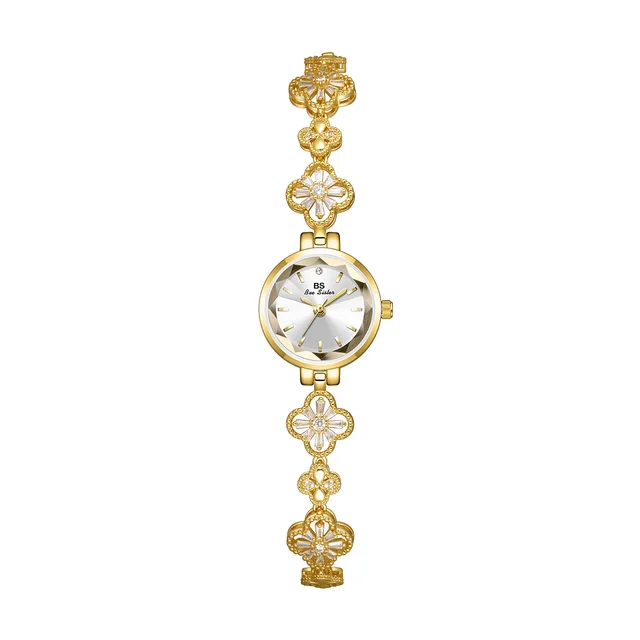 Luna Flora Crystal Blossom Bracelet Watch 4