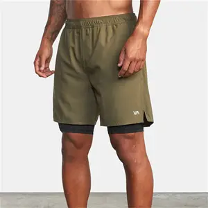 pantalon corto deporte hombre para gym crossfit running pantalones cortos  deportivos para hombre con forro interior y bolsillo - AliExpress