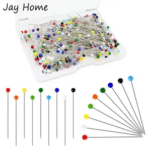 200PCS Sewing Pins Straight Pin for Fabric Pearlized Ball Head Quilting Pins  Multicolor Stick Pins for Dressmaker DIY Decor