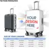 Custom Customize Logo Luggage Cover Elastic Your Design Here Travel Suitcase Protective Covers Suit For 18-32 inch 3