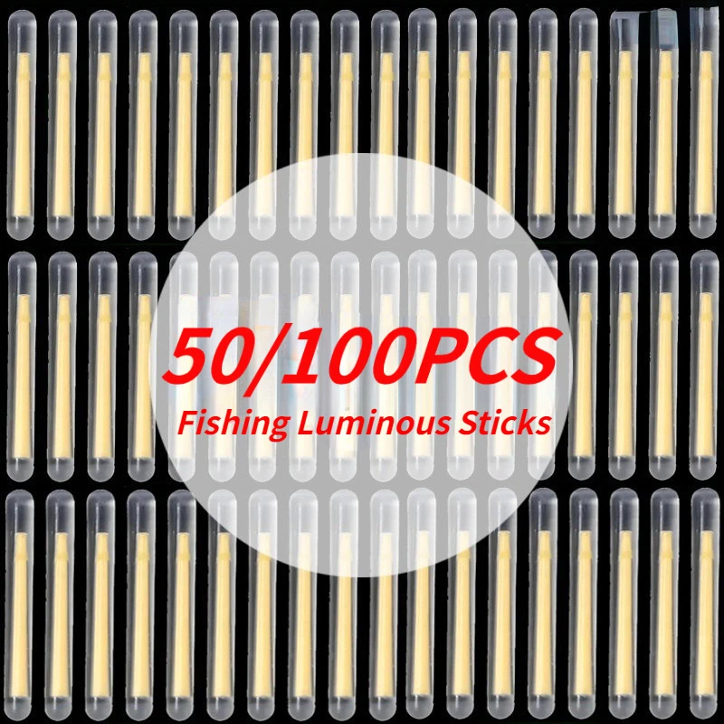 Description Picture 2 of itemFishing Float Light Stick Fireflies Fluorescent Lightstick Night Float Rod Light Dark Glow Stick Fishing Tackle Accessories