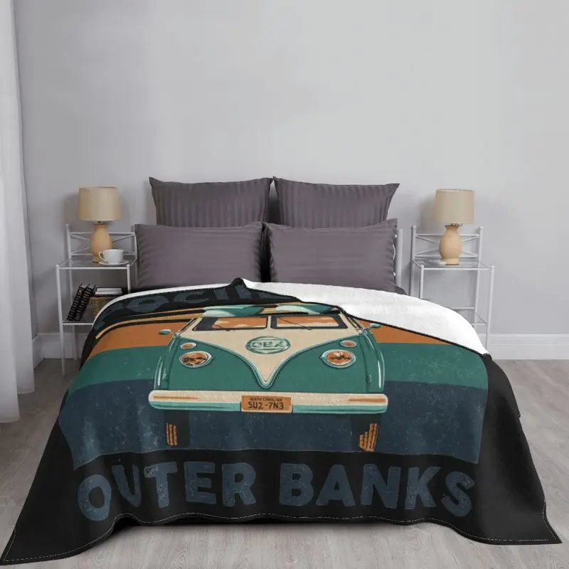 Outer Banks Pogue Life Outer Banks Surf Van Obx Beach Blanket Warm Fashion Four Seasons Skin Friendly Family Expense