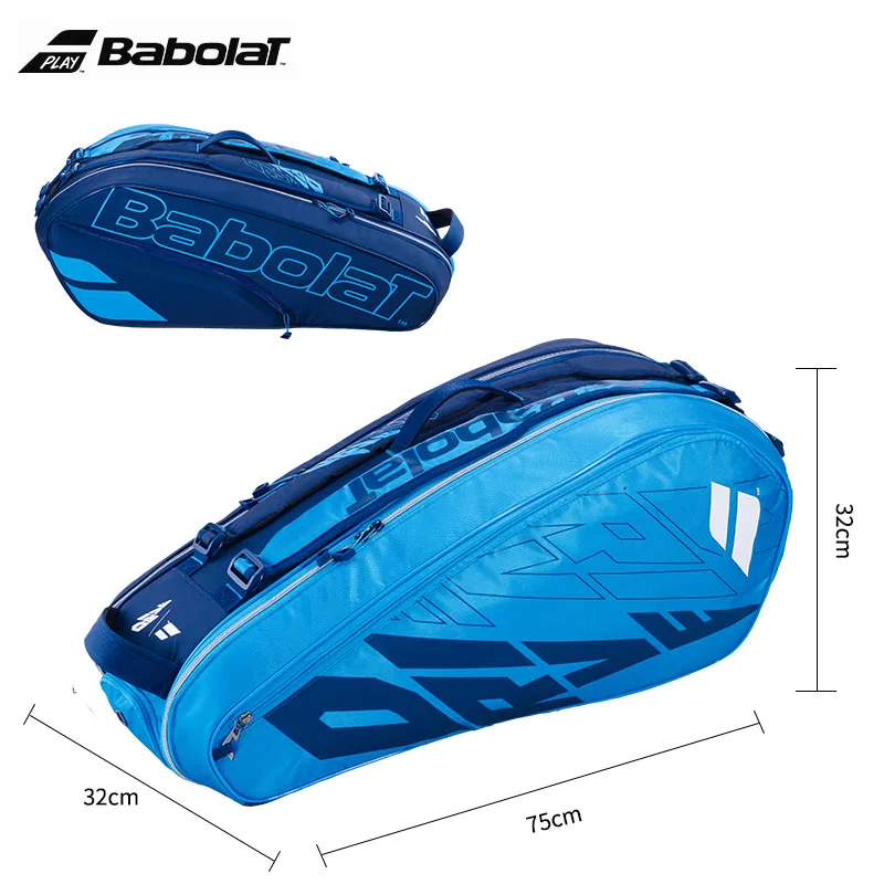 6-Pack Pure Drive Series Babolat torba tenisowa wielofunkcyjne sportowe Model Star rakiety tenisowe plecak buty torba na akcesoria torba