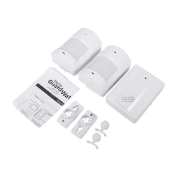 Wireless Motion Sensor Alarm System for Home & Garage Security, White (JYA00930 - 01)