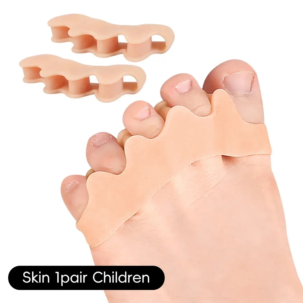 Lot de 2 séparateurs d'oignons en silicone souple, outil de soin des pieds_voghion.com