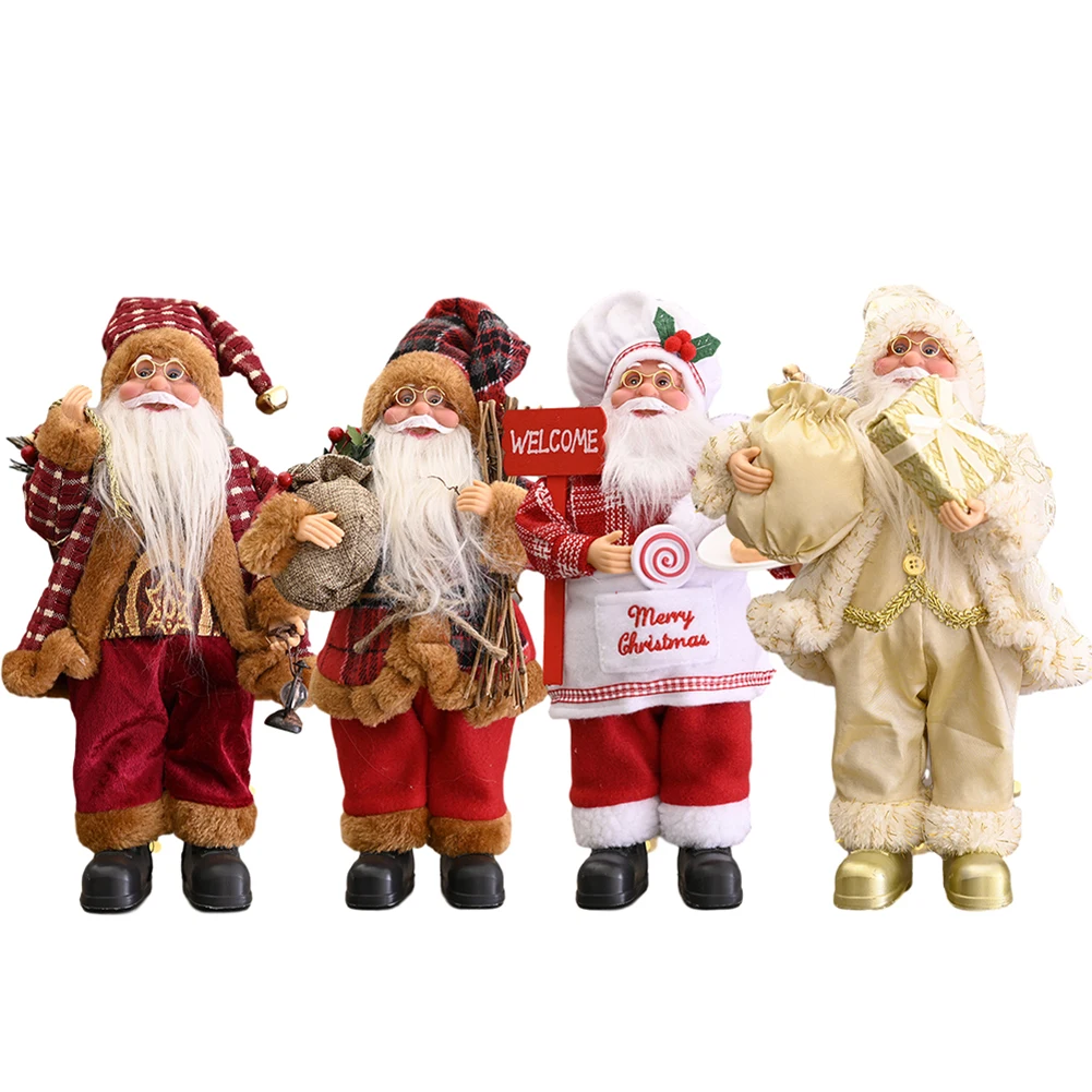 Christmas Character Decoration  Christmas Tree Decoration Christmas Doll Toy Santa Claus Statue Gift For Home Home Ornament