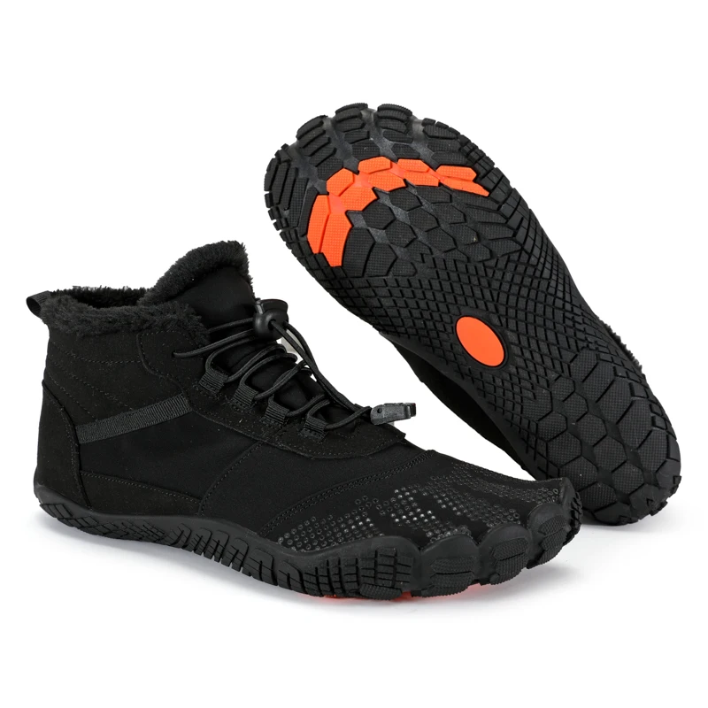 New Winter Boots for Men Women Snow Barefoot Casual Shoes Outdoor Work Shoes Ladies Warm Fur Men Ankle Shoes Male Snow Boots - 3