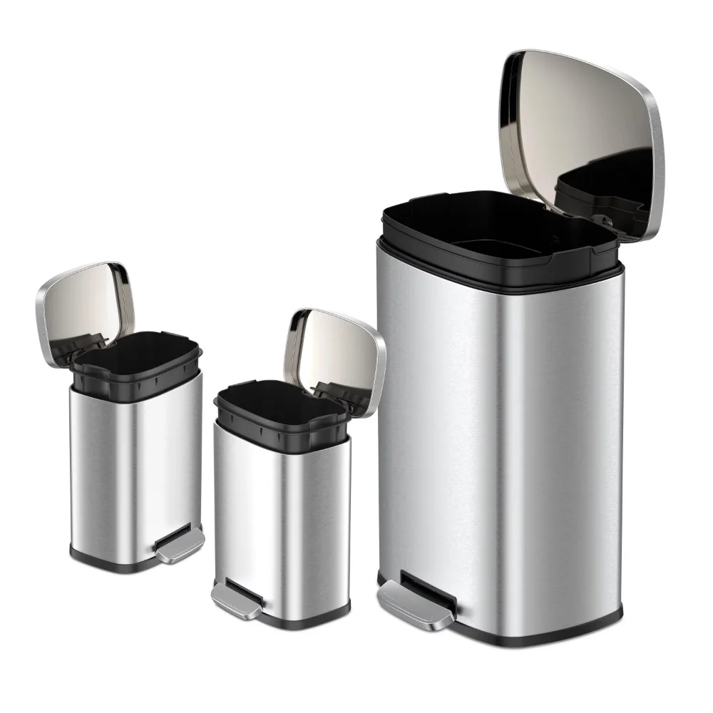 https://ae01.alicdn.com/kf/Sadd77a125d644b96ac62360fc4a4bbf76/Qualiazero-Rectangular-Step-Garbage-Can-3-Piece-Combo-13-2-Gal-Two-1-3-Gal-Stainless.jpg