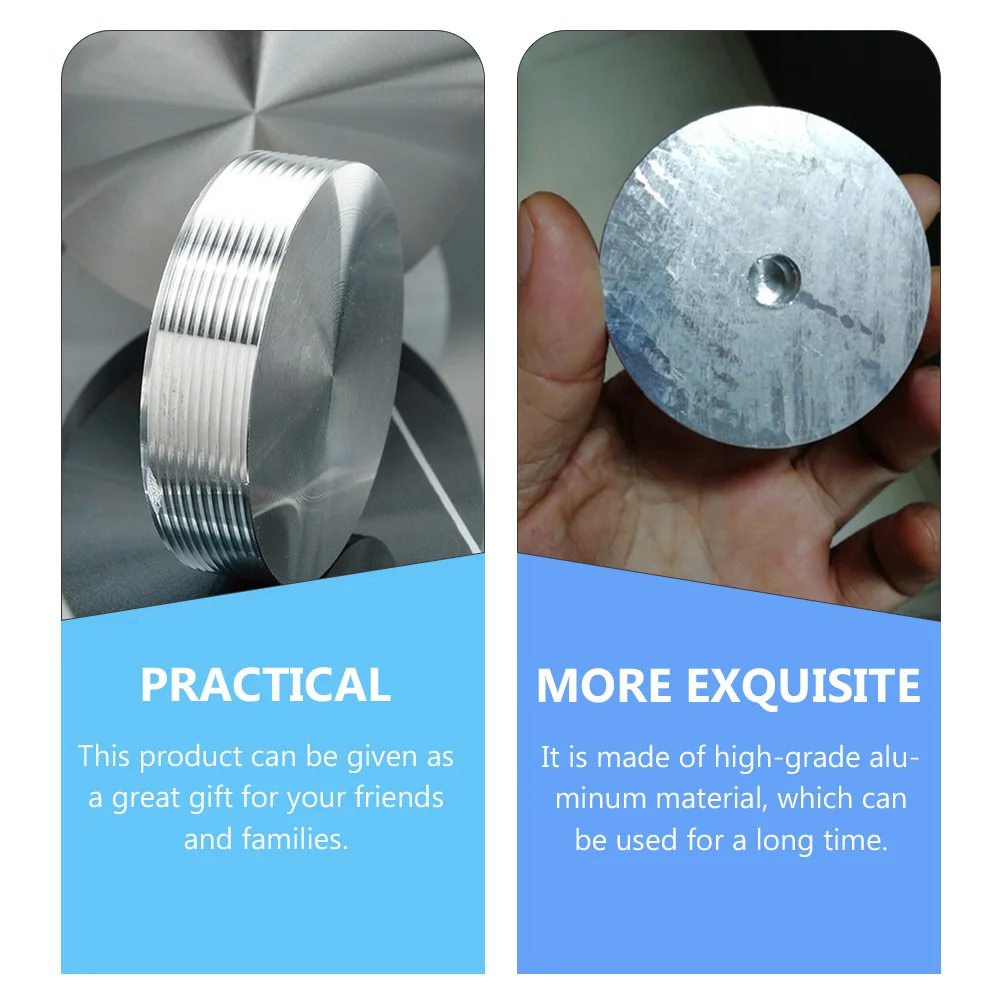 6 Pcs Solid Table Thick Tea Table Discs Cake Glass Tops Adapter Thick Circle Table Thick Tea Table Discs Table