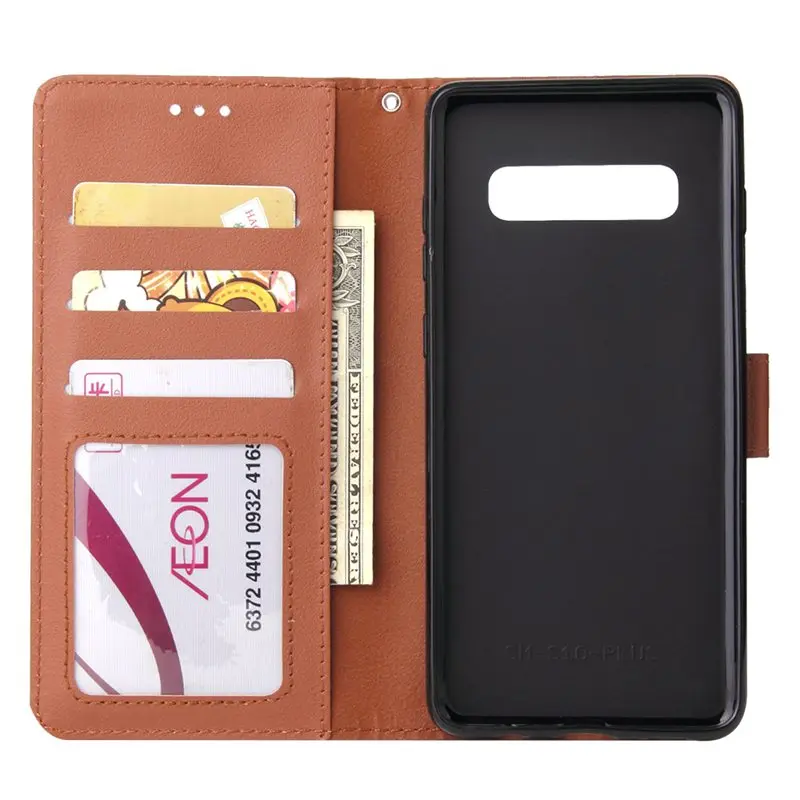 Retro PU Leather Flip Wallet Cover Case For Samsung Galaxy S22 Ultra S21FE S20 Plus S20FE S10 S9 S8 Plus A72 A52 A51 A71_voghion.com