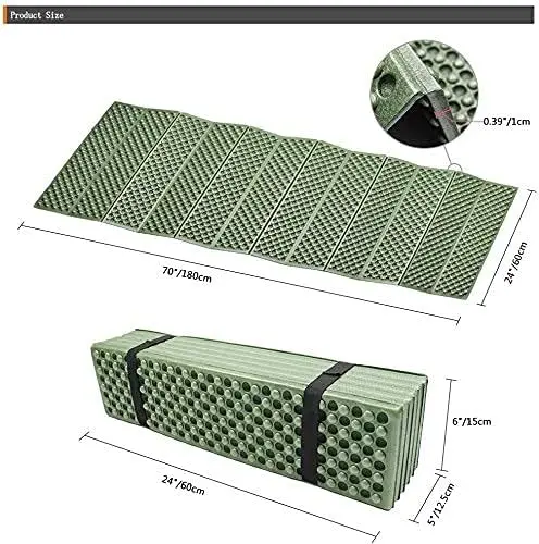 Moisture-Proof Pad Tent Sleeping Pad Tent Mat Foam Camping Mat Folding Picnic Mat Soft Compact Cushion Foldable Backpack 2