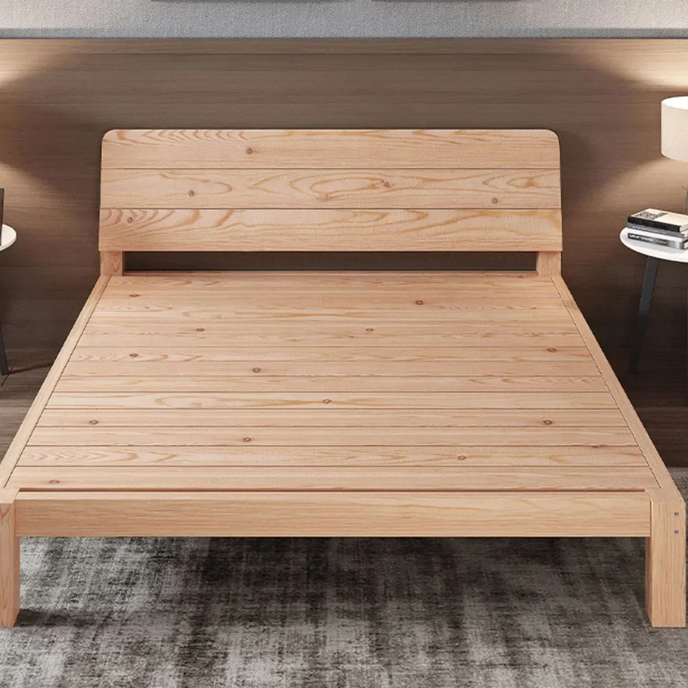 Headboards Designer Solid Bed Housing Bases & Frames 100*200cm Bed Board Rental Wood Modern Simplicity Minimalist Furniture