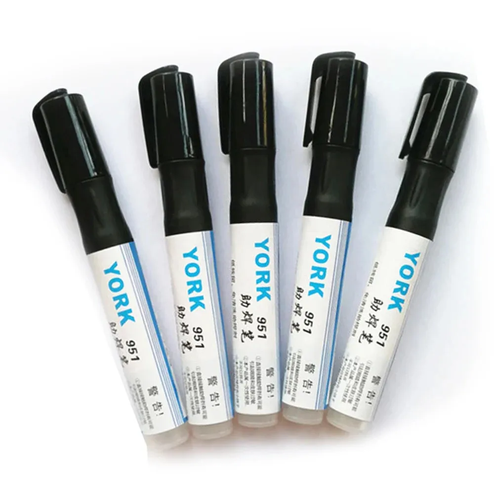 951 10ml 13cm Non-clean Low-Solid Soldering Rosin Flux Pen For Soldering Solar Panel DIY Power Panel Fpc/pcb/bga 2