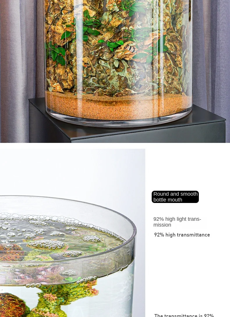 Title 18, Cylindrical PC Fish Tank Anti-falling Breakage ...