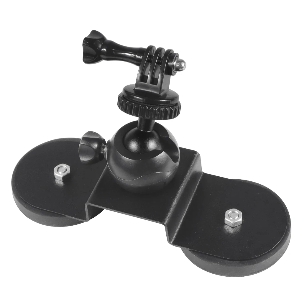 Ventosa do Carro para Gopro 10 Insta 360 Ação Câmera Adaptador de Tripé Montagem Magnética 360 Bola Cabeça Otário Telefone Titular - Image 5
