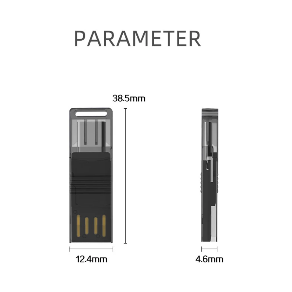 Multifunction Memory Card Usb 2.0 Type C/Tf Reader OTG Card Reader Adapter 2 In 1