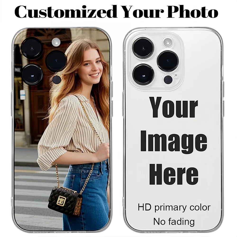 DIY Customizable Photo Anti-Shock Silicone Back Cover