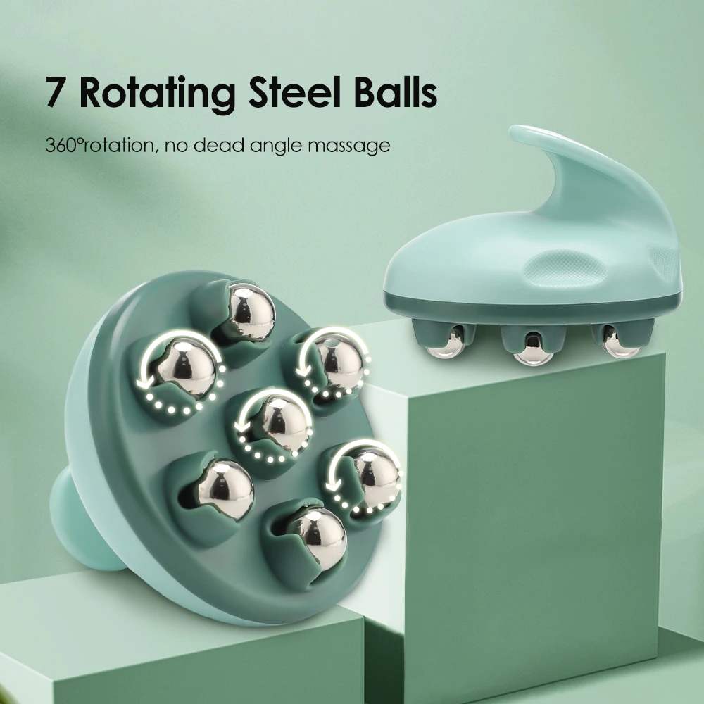 Ball Massager Handheld Magnetic Body Beauty Meridian Brush Kneads Abdomen Slender Waist Beautiful Legs Muscle Relaxation