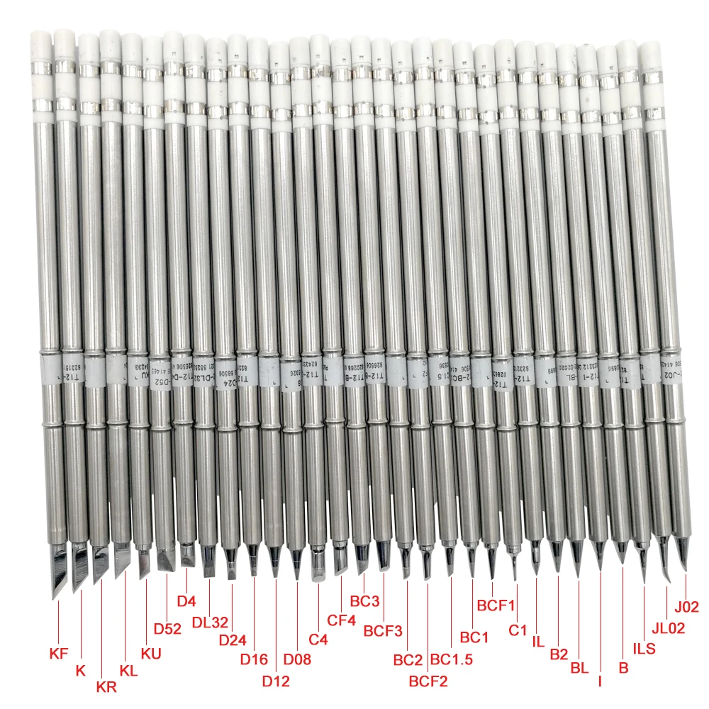 T12 Soldering Solder Iron Tips T12 Series T12-BC1 BC1.5 BC2 BC3 BCF1 BCF2 BCF3 Soldering Iron Tips welding tools