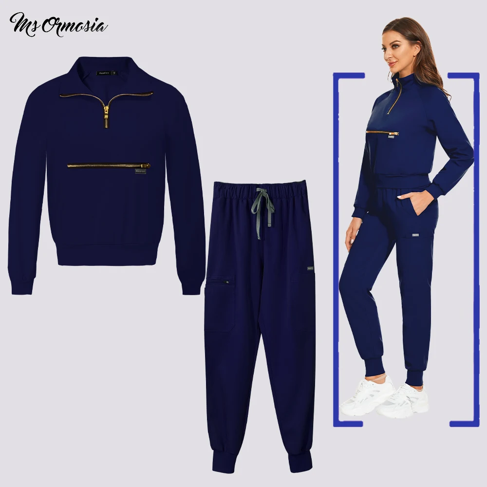 Lab Work Suits Fashion Scrubs Set Medical Uniforms Women Medical