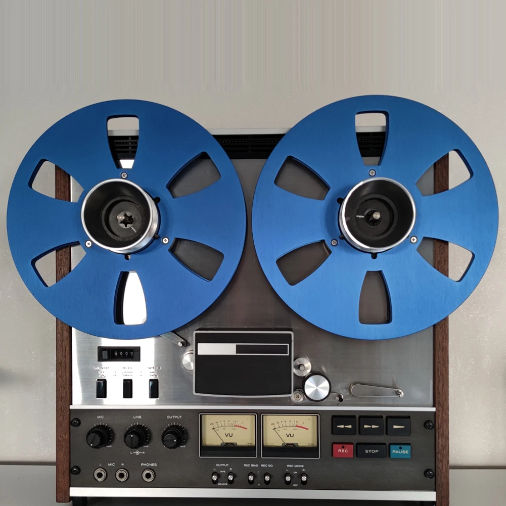 10.5 Inch Recording Tape Reel Bending-resistance 6 Hole Open Roll Cassette  Wear-resistant Replacement for Studer ReVox/TEAC/BASF