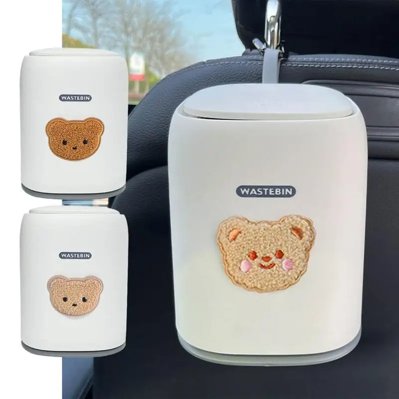 

Портативная мини-мусорная корзина для автомобиля, внутреннее хранилище, настенная корзина с крышкой, мусорная коробка, органайзер для дверного сиденья, автомобильные аксессуары