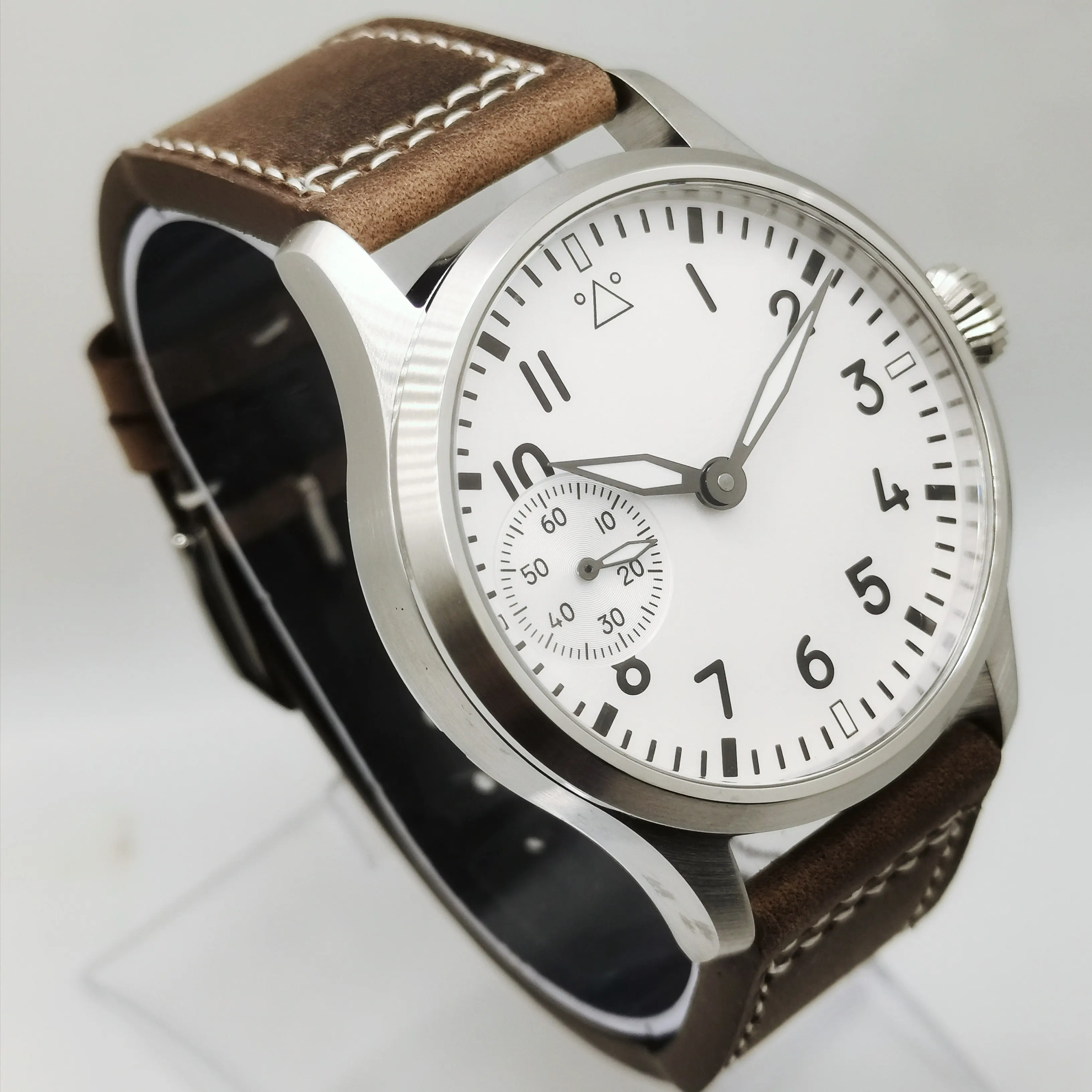 42mm  Men's Watch Seagull ST36 Manual Winding Mechanical Movement Sapphire Glass 316L Stainless Steel Case Fashion Luminous
