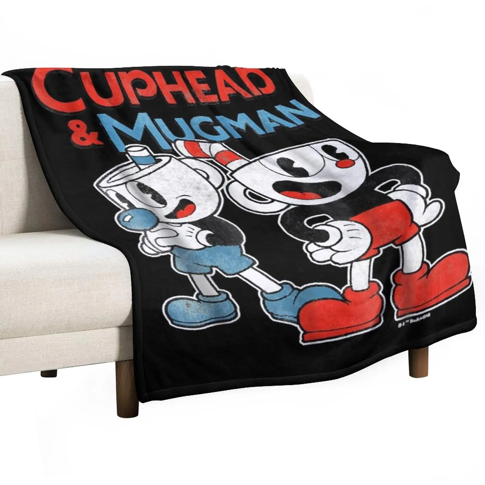 

Cuphead Mugman Dynamic Duo Graphic T shirt Throw Blanket Blanket Sofa Blankets For Bed