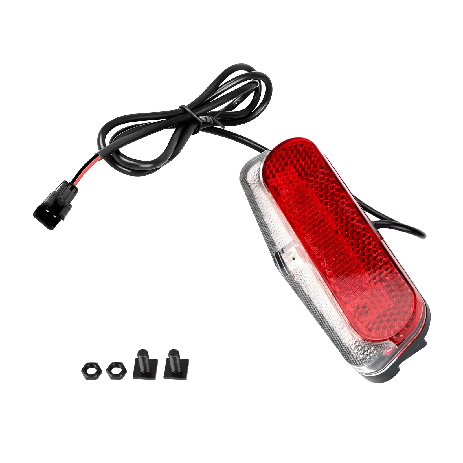LED Rear Bicycle Tail Light with Reflector and Waterproof Design