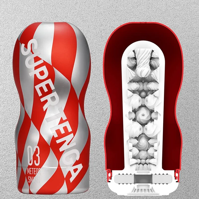 SUPER TENGA Strong Sucking Masturbator Cup For Men Realistic Vacuum Vagina Pussy Adult Endurance Exercise Sex Products Pocket