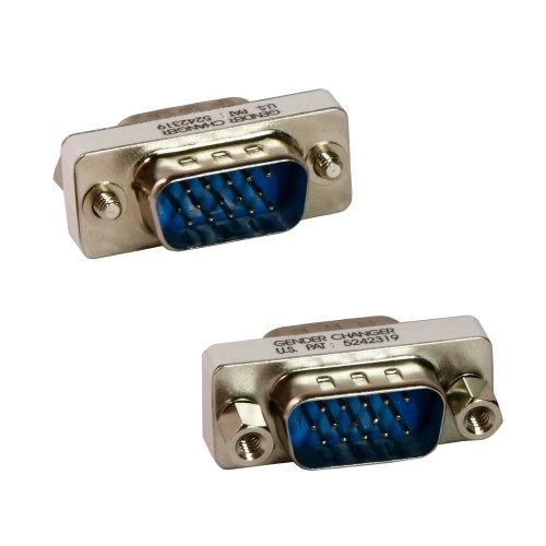 Conector VGA SVGA VGA de 15 Pines, conector macho a M M 15 pines| Conectores y ordenador| - AliExpress