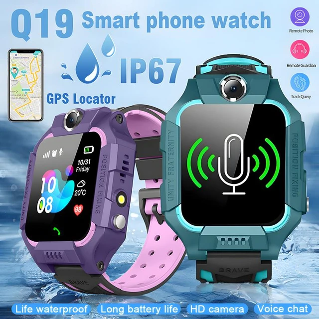 Relojes Inteligentes Para Niños Rastreador GPS Llamada Niñas Reloj De  Pulsera Digital , Inteligente Deportivo , Pantalla Táctil Cámara Móvil  Antipérdida SOS Juguete De Aprendizaje