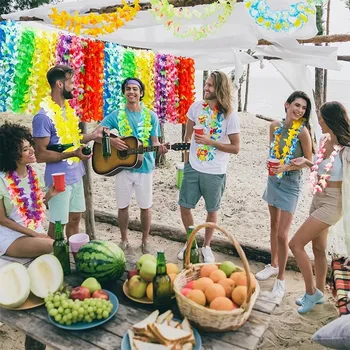 Hawaiian Flower Lei Party Set 5